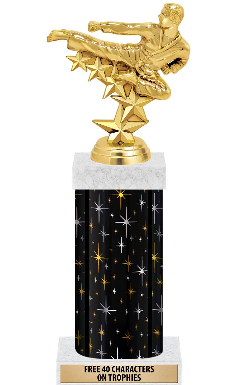 14" MIDNIGHT BLK-GD FIG/SQUARE