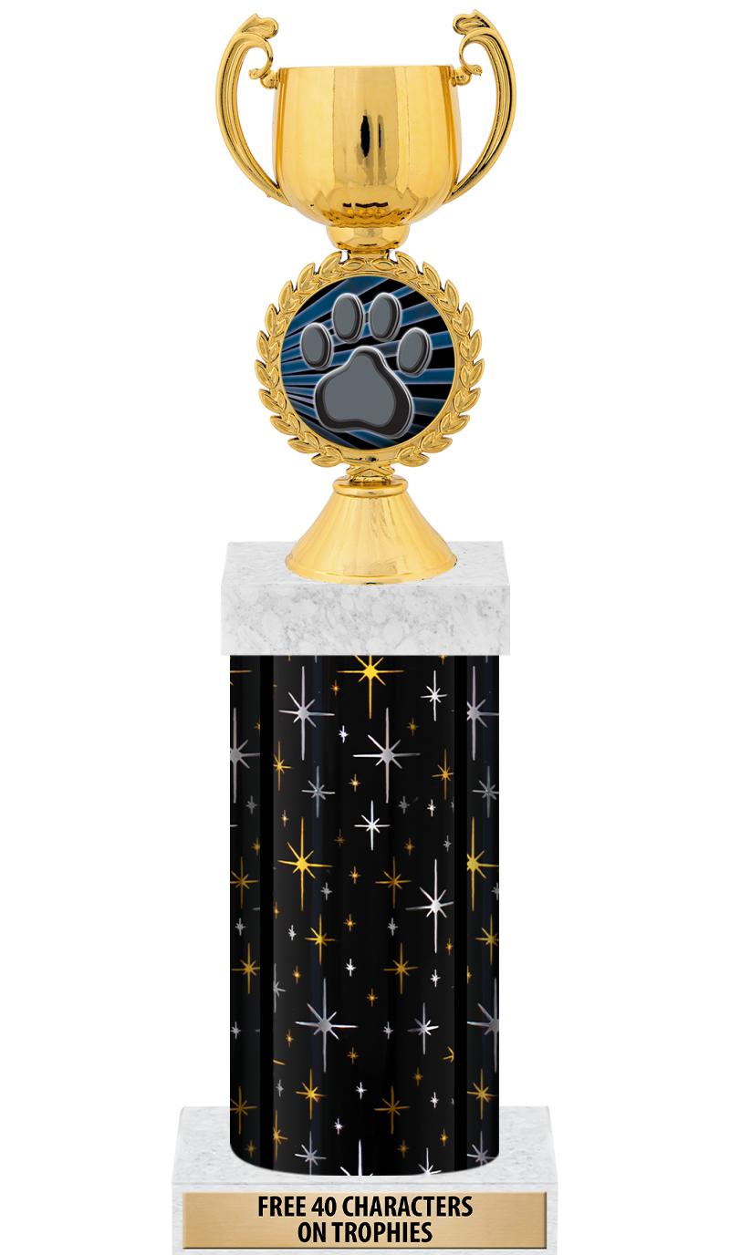 14" MIDNIGHT BLK-GD FIG/SQUARE