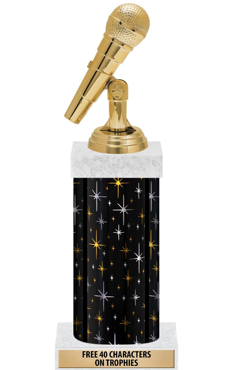 14" MIDNIGHT BLK-GD FIG/SQUARE