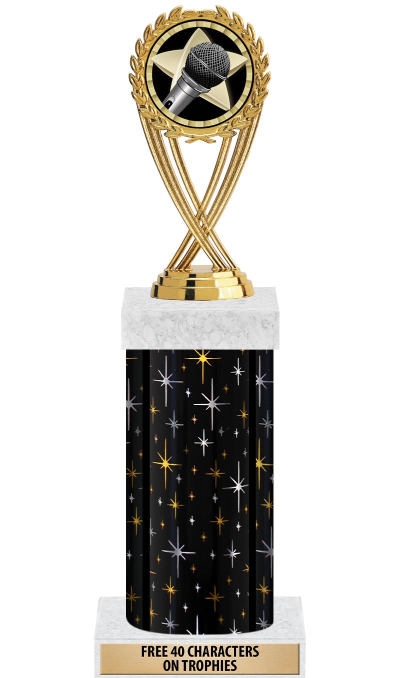 14" MIDNIGHT BLK-GD FIG/SQUARE