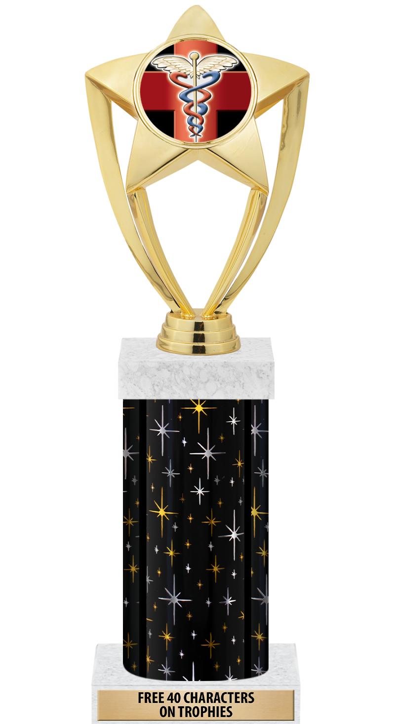 14" MIDNIGHT BLK-GD FIG/SQUARE