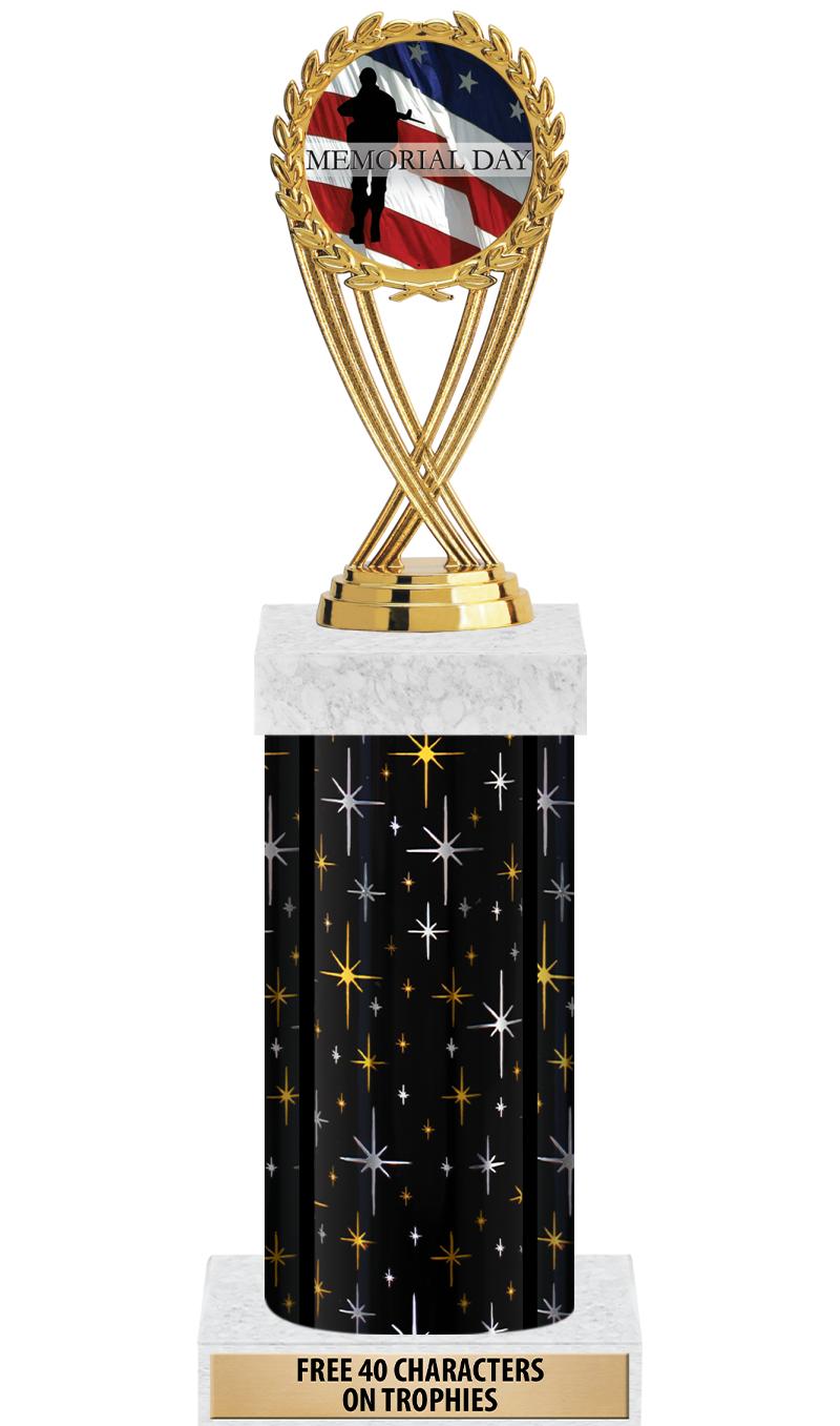 14" MIDNIGHT BLK-GD FIG/SQUARE