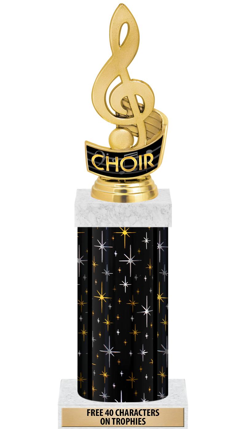 14" MIDNIGHT BLK-GD FIG/SQUARE