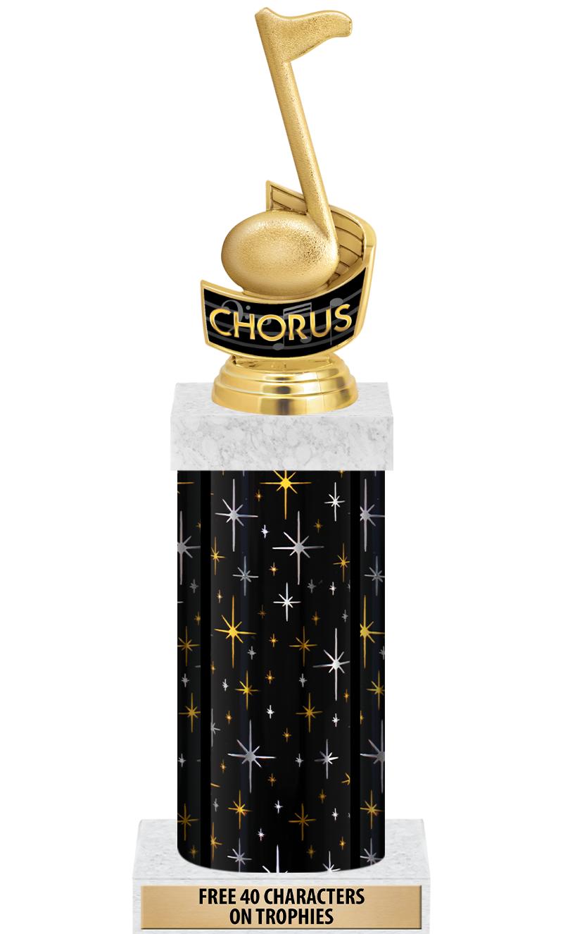 14" MIDNIGHT BLK-GD FIG/SQUARE