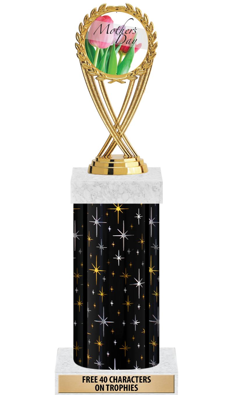 14" MIDNIGHT BLK-GD FIG/SQUARE