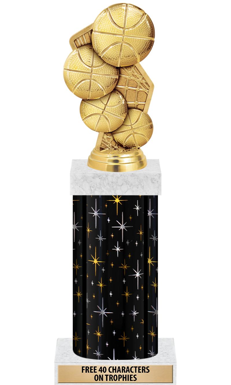 14" MIDNIGHT BLK-GD FIG/SQUARE