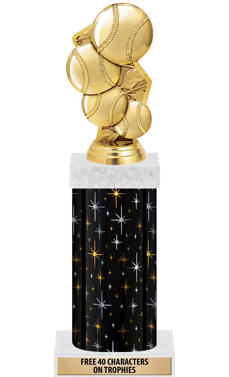 14" MIDNIGHT BLK-GD FIG/SQUARE