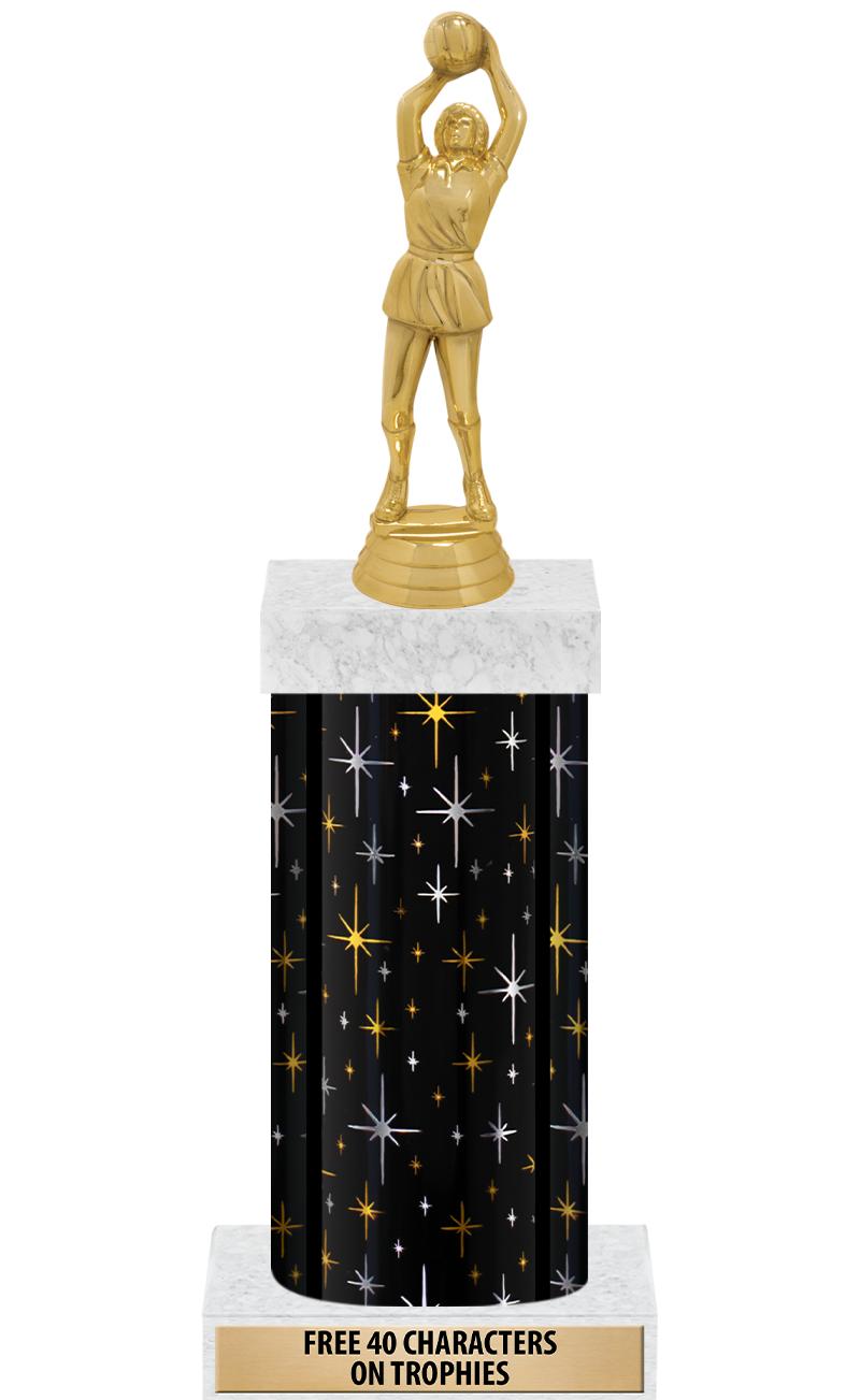 14" MIDNIGHT BLK-GD FIG/SQUARE