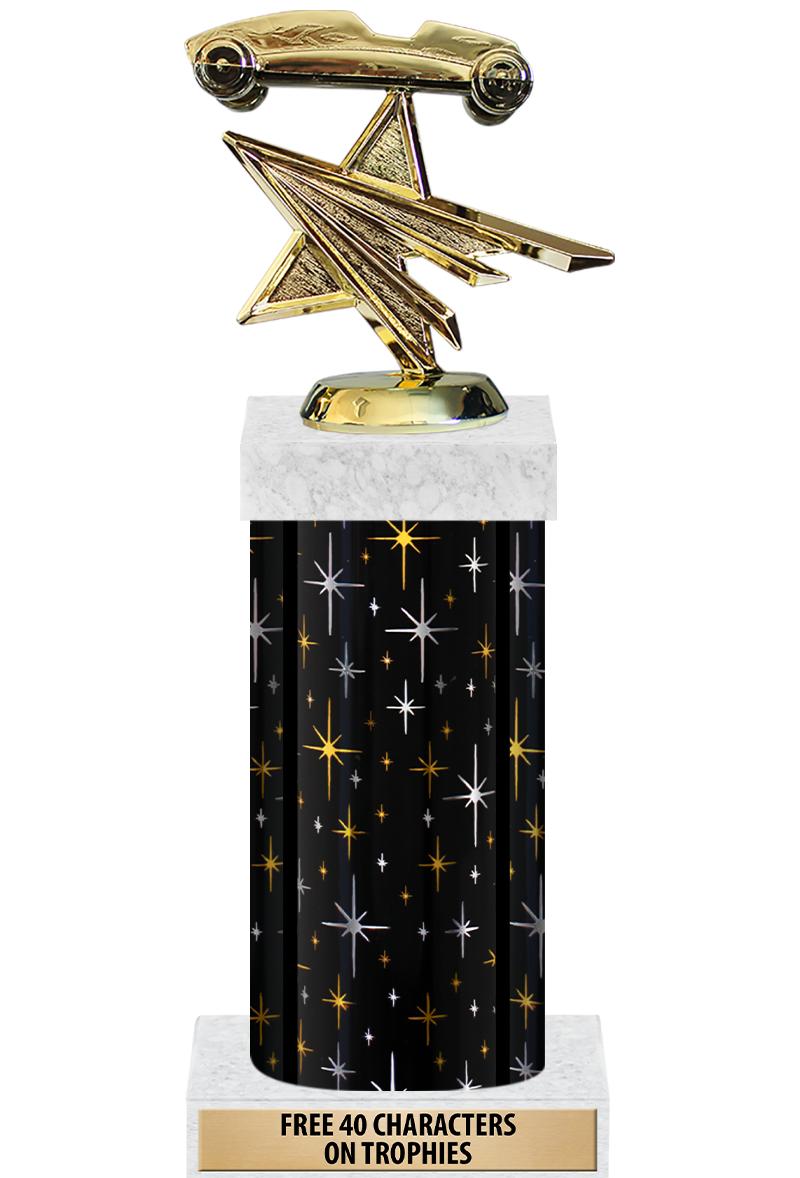 14" MIDNIGHT BLK-GD FIG/SQUARE