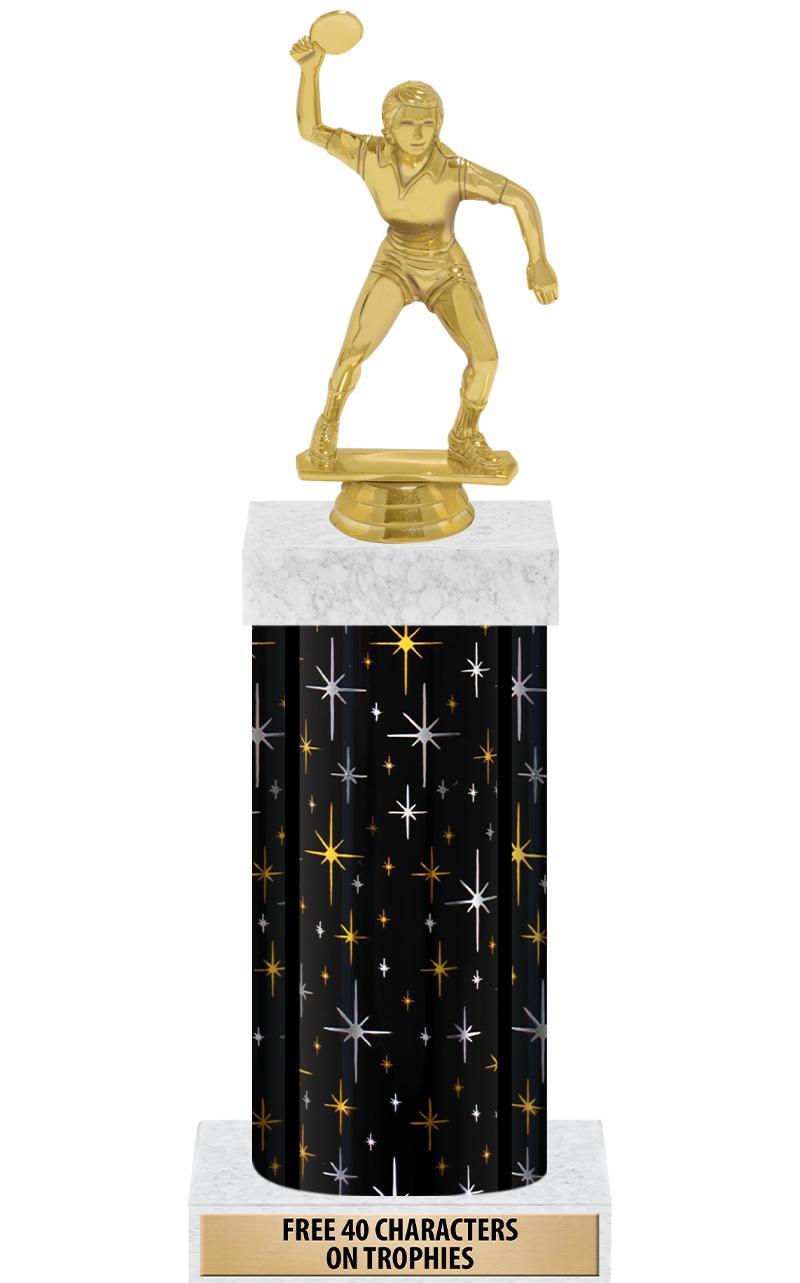 14" MIDNIGHT BLK-GD FIG/SQUARE