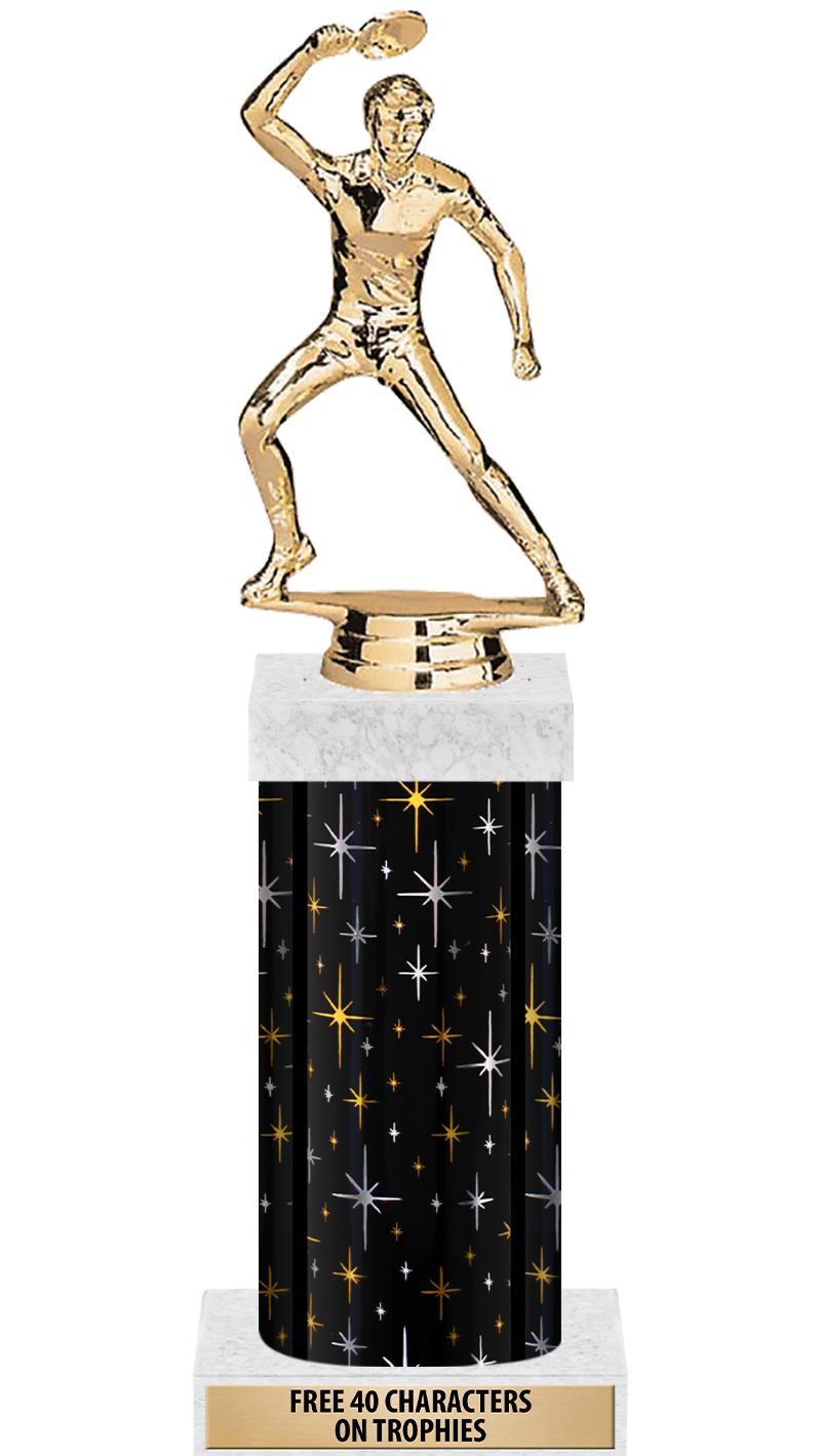 14" MIDNIGHT BLK-GD FIG/SQUARE