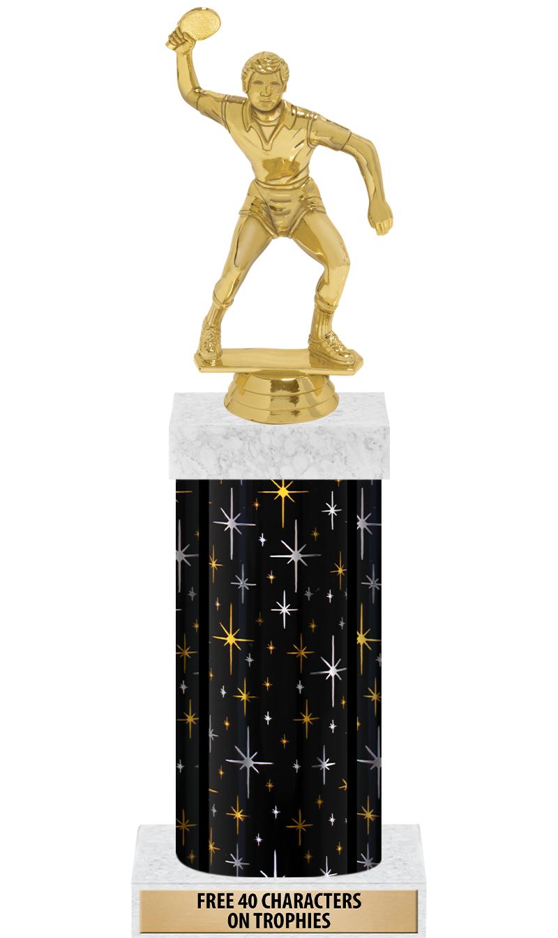 14" MIDNIGHT BLK-GD FIG/SQUARE