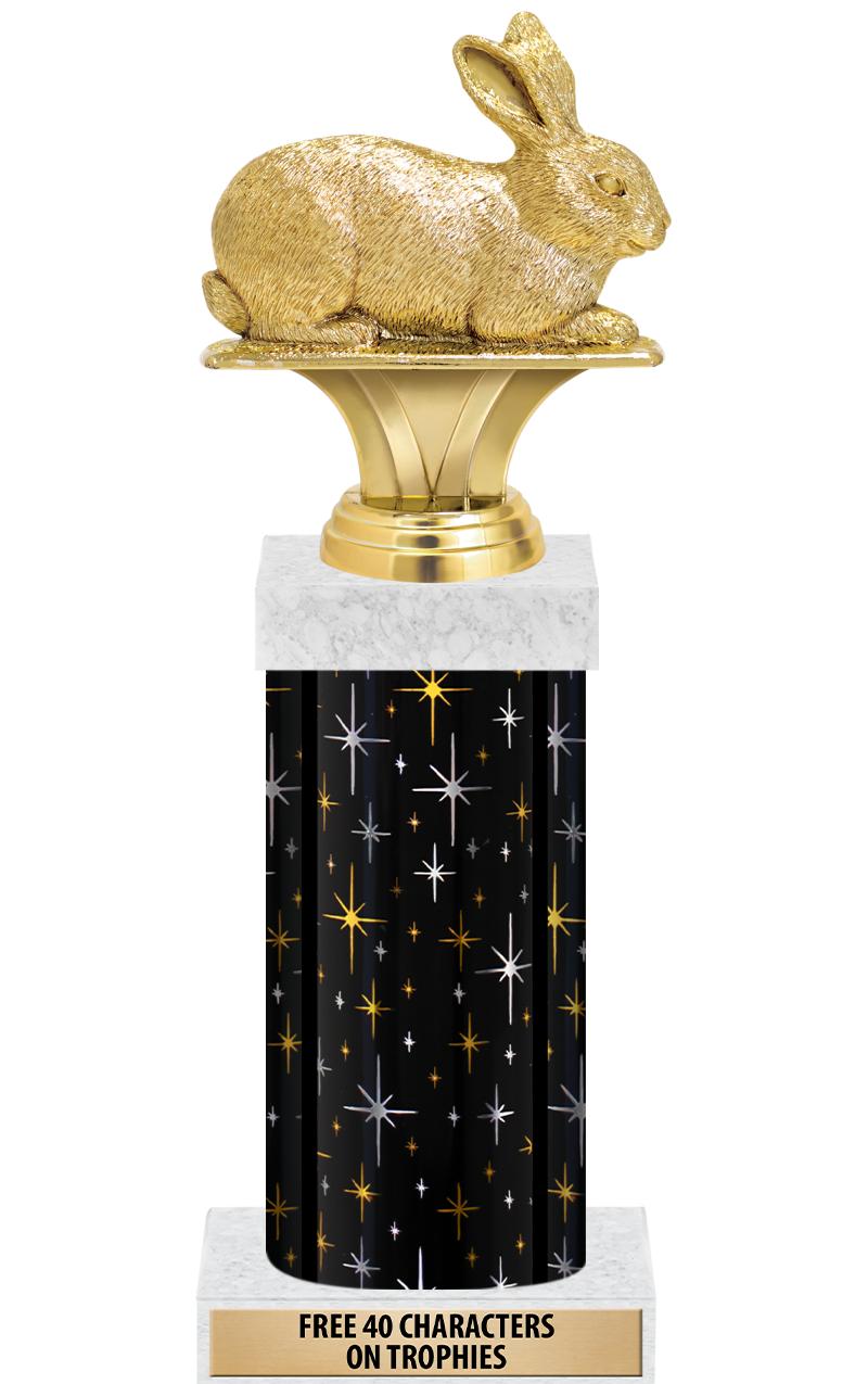 14" MIDNIGHT BLK-GD FIG/SQUARE