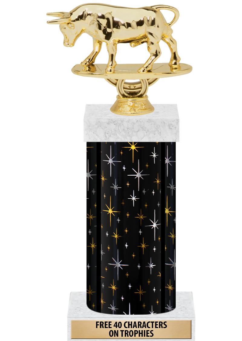 14" MIDNIGHT BLK-GD FIG/SQUARE