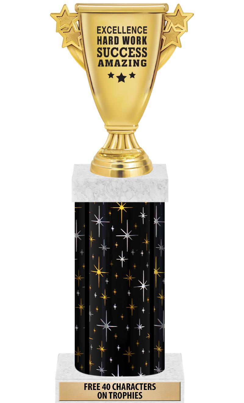 14" MIDNIGHT BLK-GD FIG/SQUARE