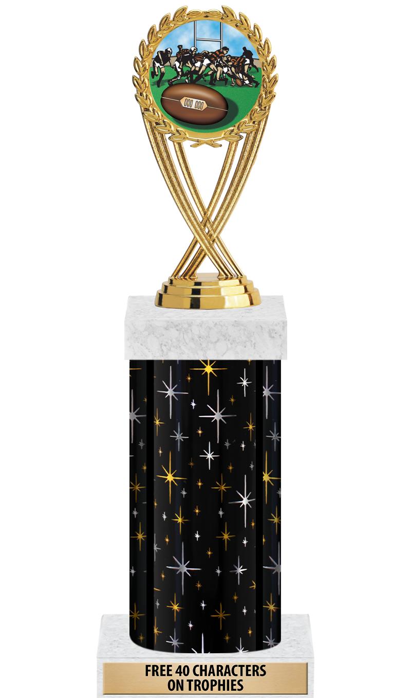 14" MIDNIGHT BLK-GD FIG/SQUARE