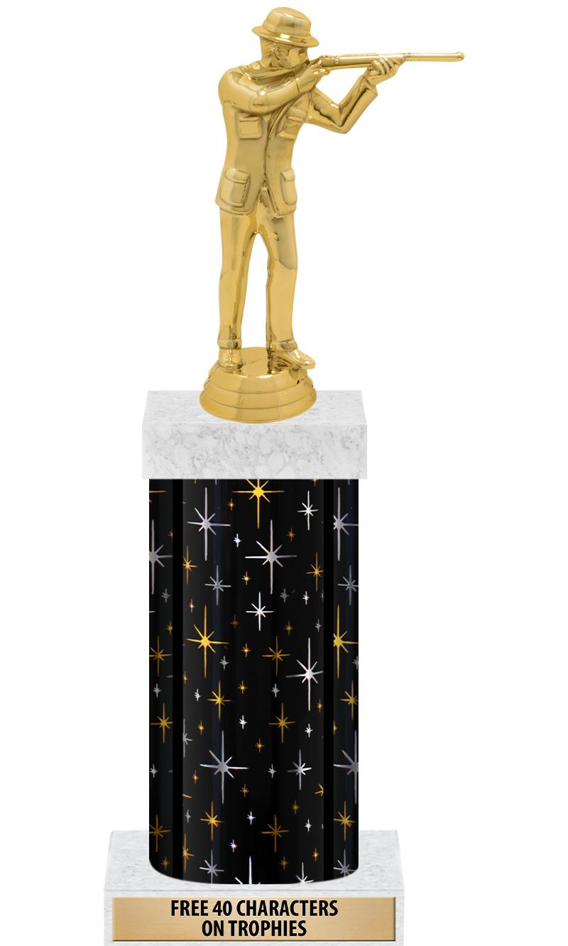 14" MIDNIGHT BLK-GD FIG/SQUARE