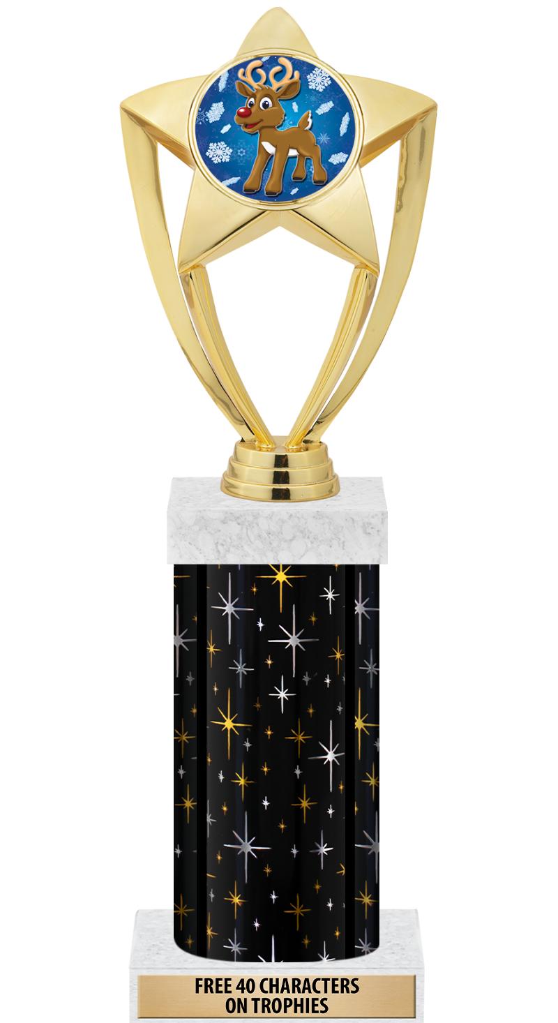 14" MIDNIGHT BLK-GD FIG/SQUARE