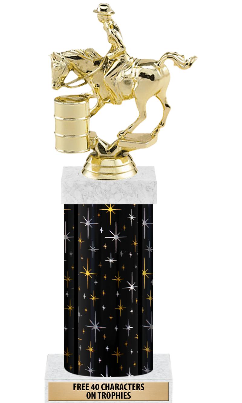 14" MIDNIGHT BLK-GD FIG/SQUARE