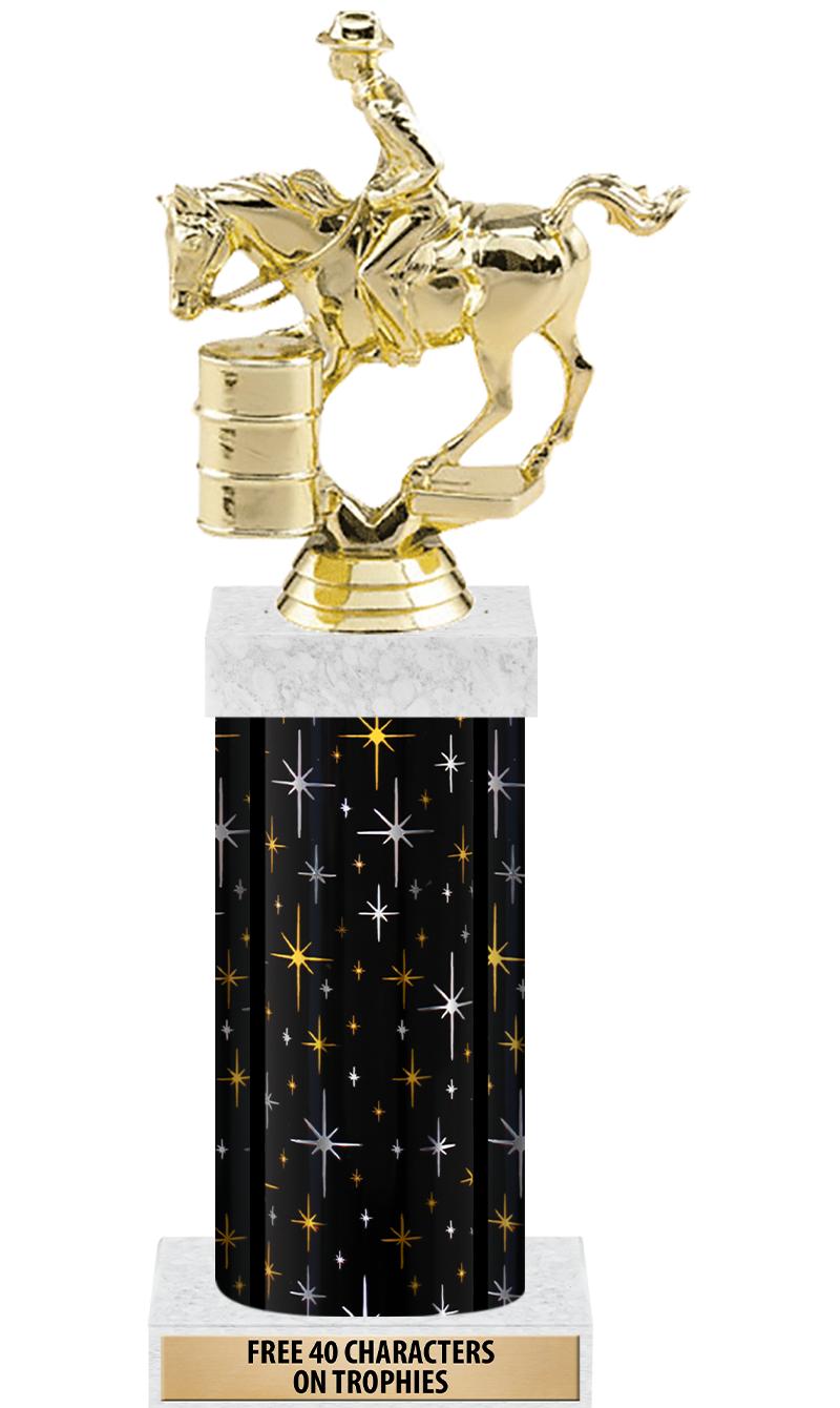 14" MIDNIGHT BLK-GD FIG/SQUARE