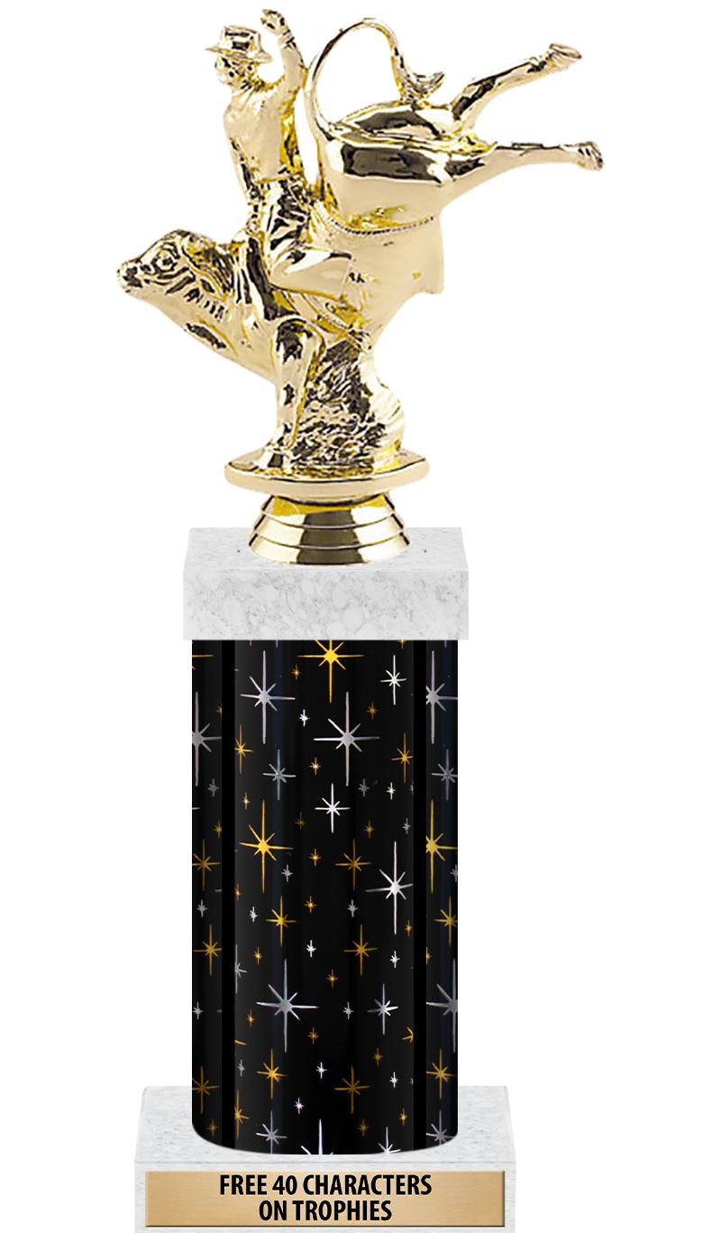 14" MIDNIGHT BLK-GD FIG/SQUARE