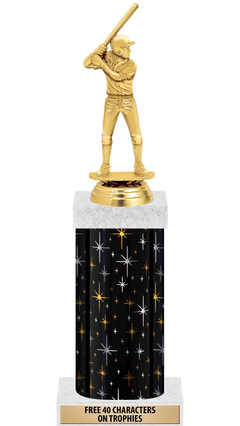 14" MIDNIGHT BLK-GD FIG/SQUARE