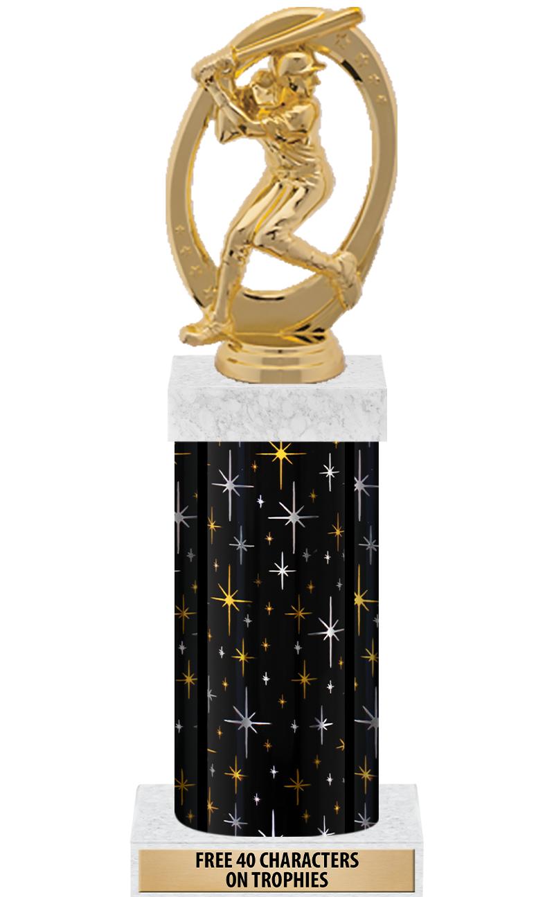 14" MIDNIGHT BLK-GD FIG/SQUARE