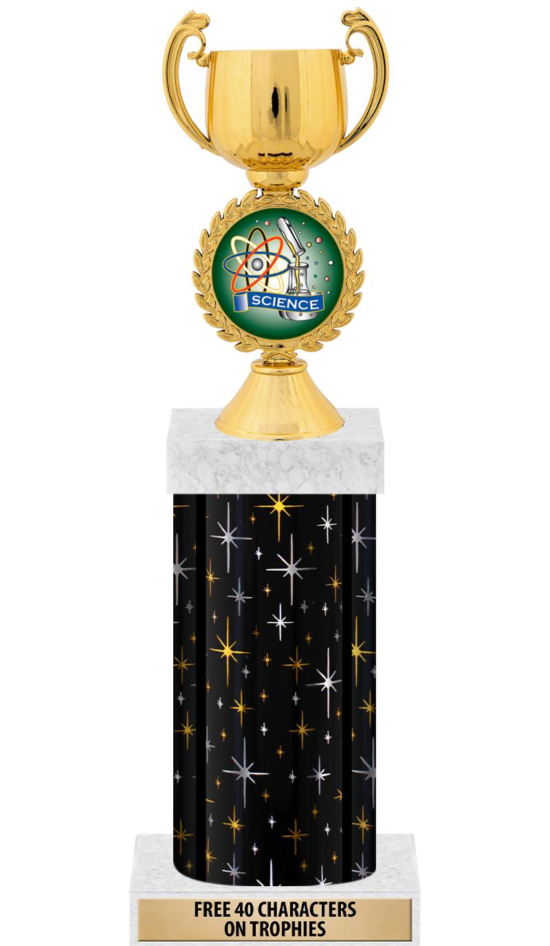 14" MIDNIGHT BLK-GD FIG/SQUARE