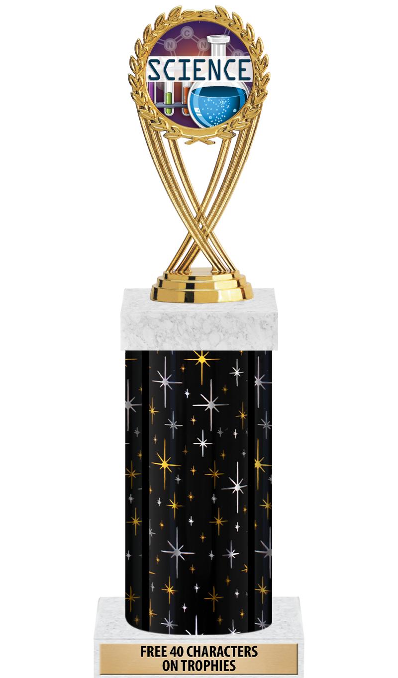 14" MIDNIGHT BLK-GD FIG/SQUARE