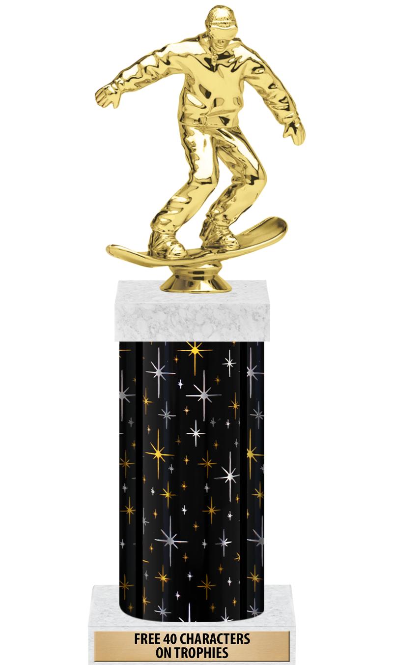 14" MIDNIGHT BLK-GD FIG/SQUARE