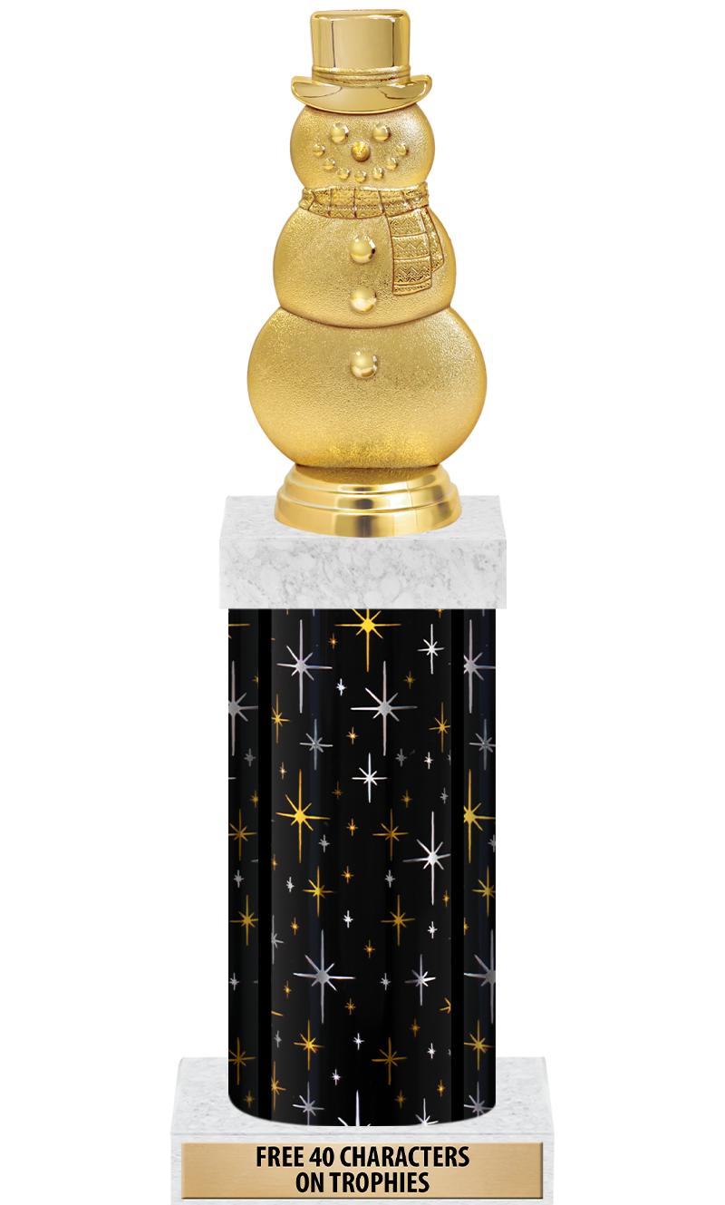 14" MIDNIGHT BLK-GD FIG/SQUARE