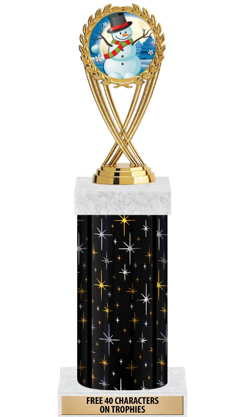 14" MIDNIGHT BLK-GD FIG/SQUARE