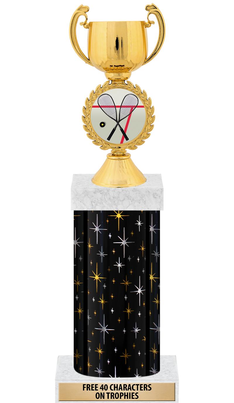 14" MIDNIGHT BLK-GD FIG/SQUARE