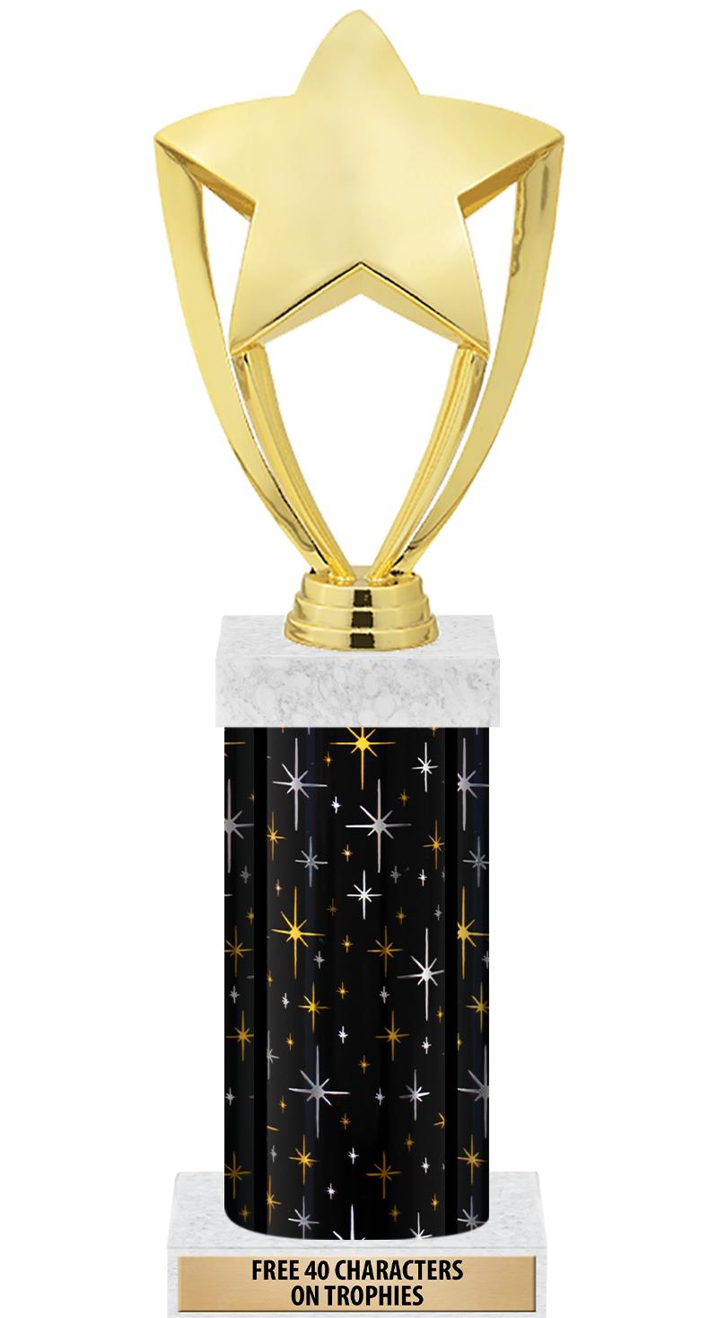 14" MIDNIGHT BLK-GD FIG/SQUARE