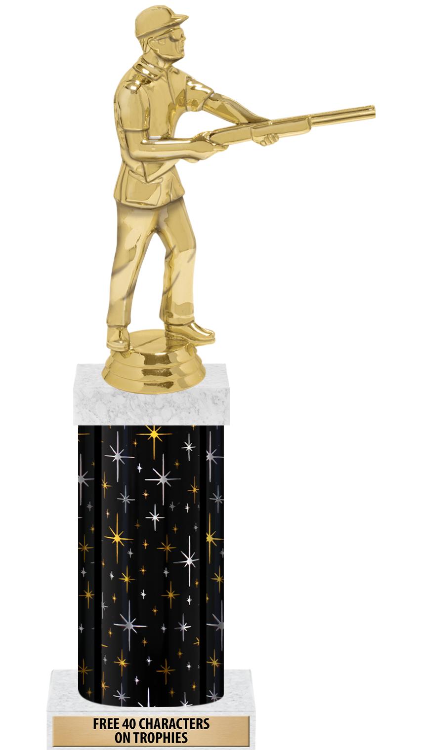 14" MIDNIGHT BLK-GD FIG/SQUARE