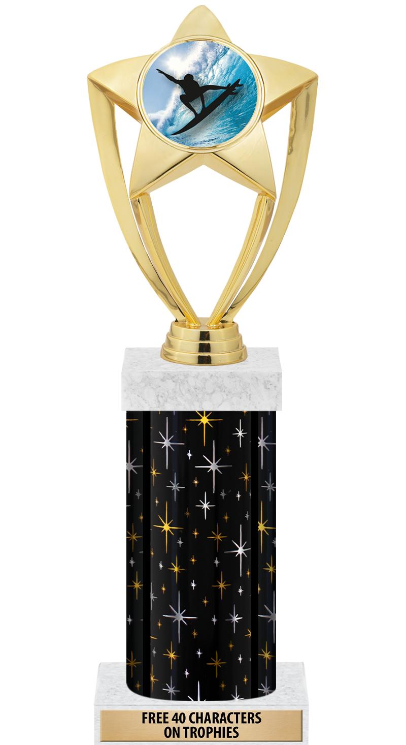 14" MIDNIGHT BLK-GD FIG/SQUARE