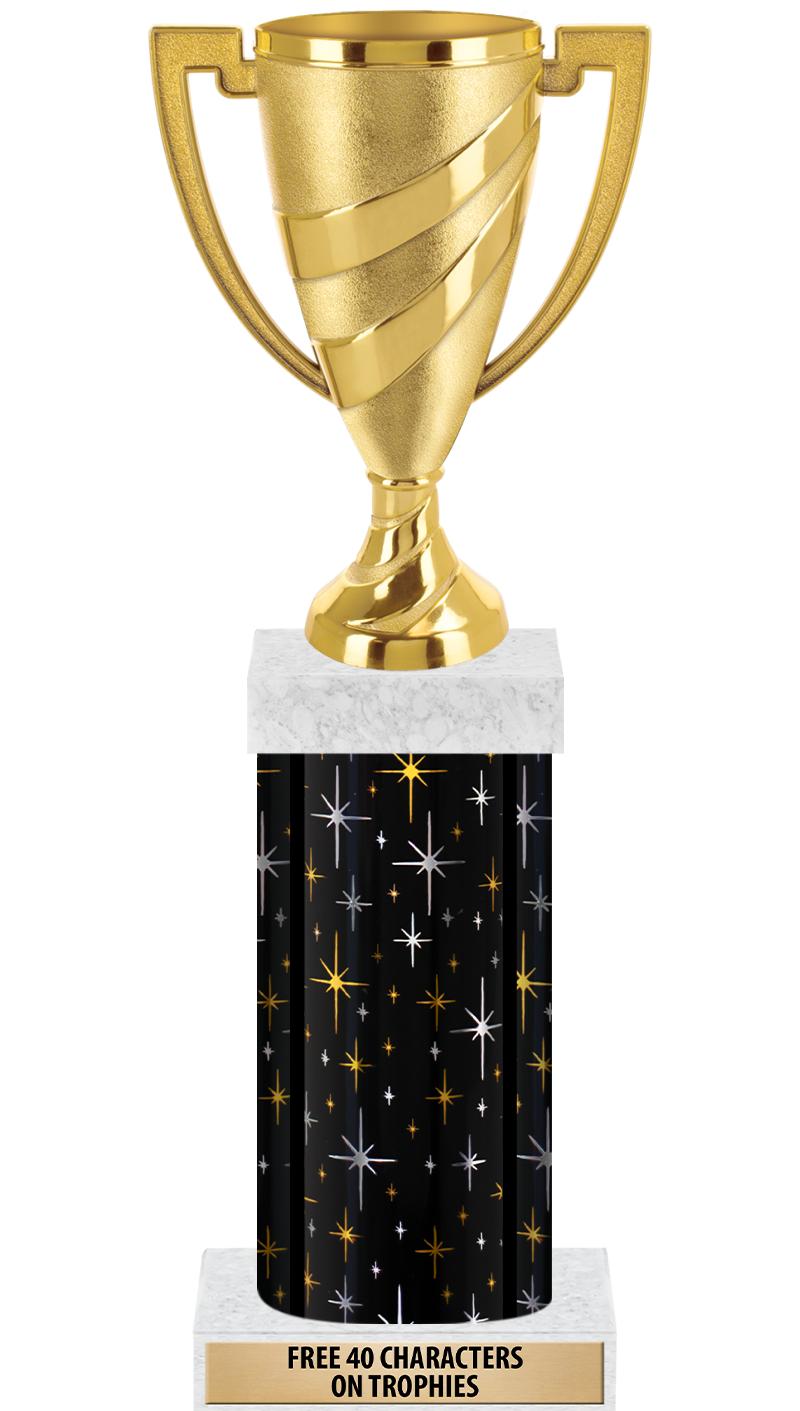 14" MIDNIGHT BLK-GD FIG/SQUARE