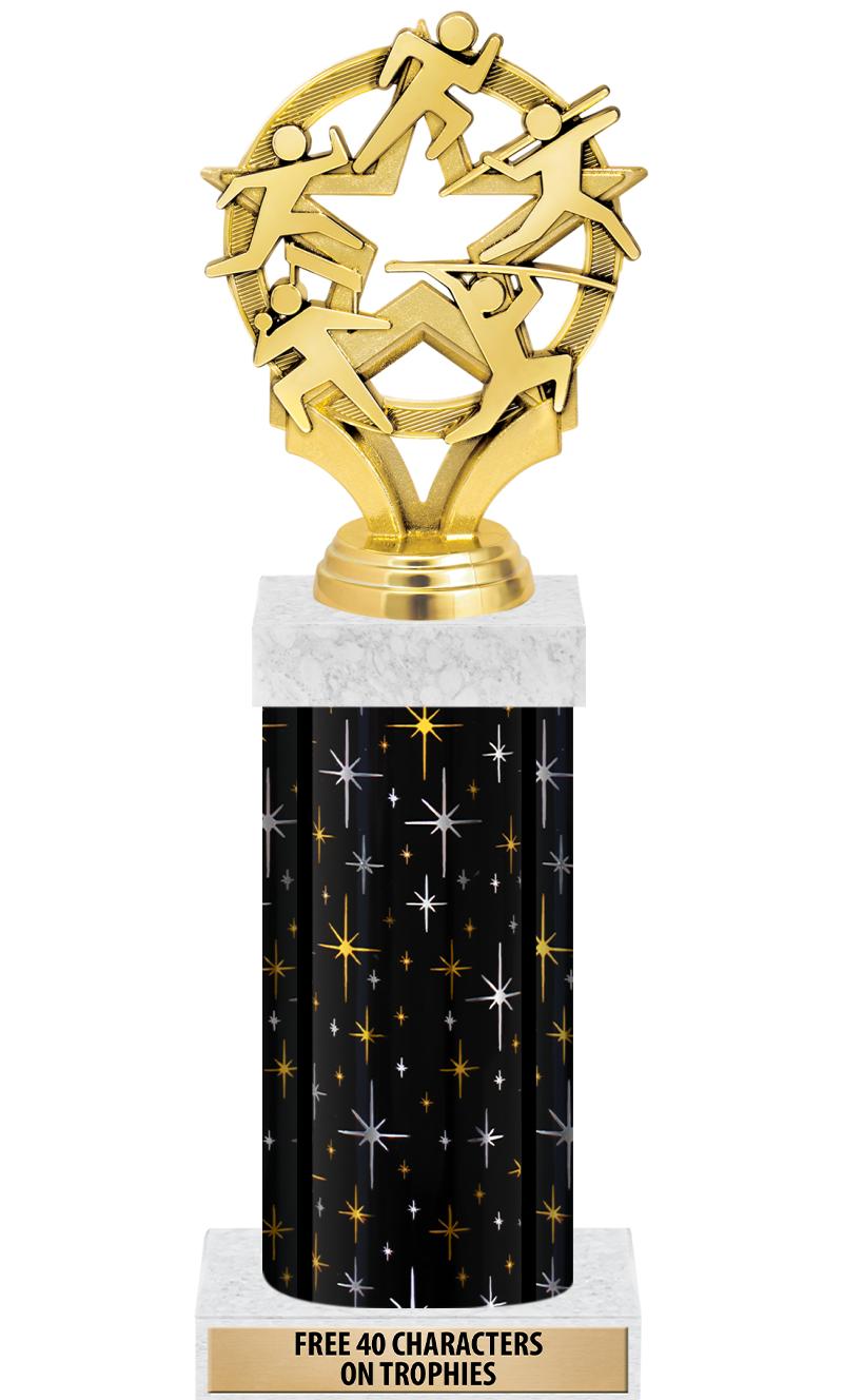 14" MIDNIGHT BLK-GD FIG/SQUARE