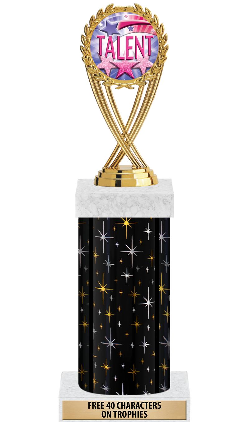 14" MIDNIGHT BLK-GD FIG/SQUARE