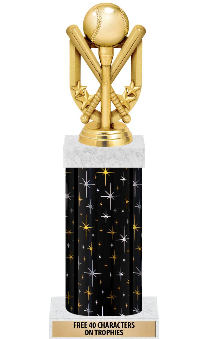 14" MIDNIGHT BLK-GD FIG/SQUARE