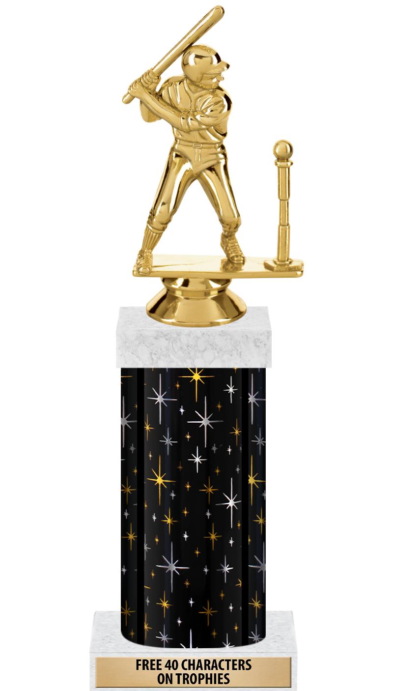 14" MIDNIGHT BLK-GD FIG/SQUARE