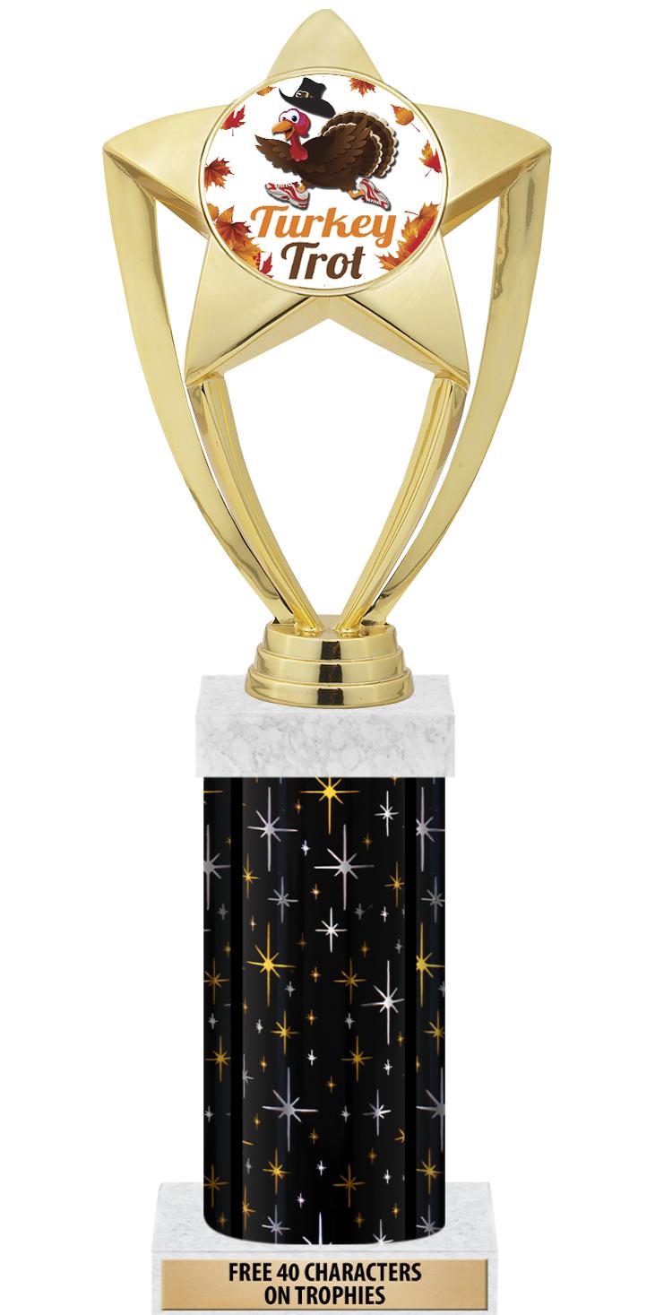 14" MIDNIGHT BLK-GD FIG/SQUARE