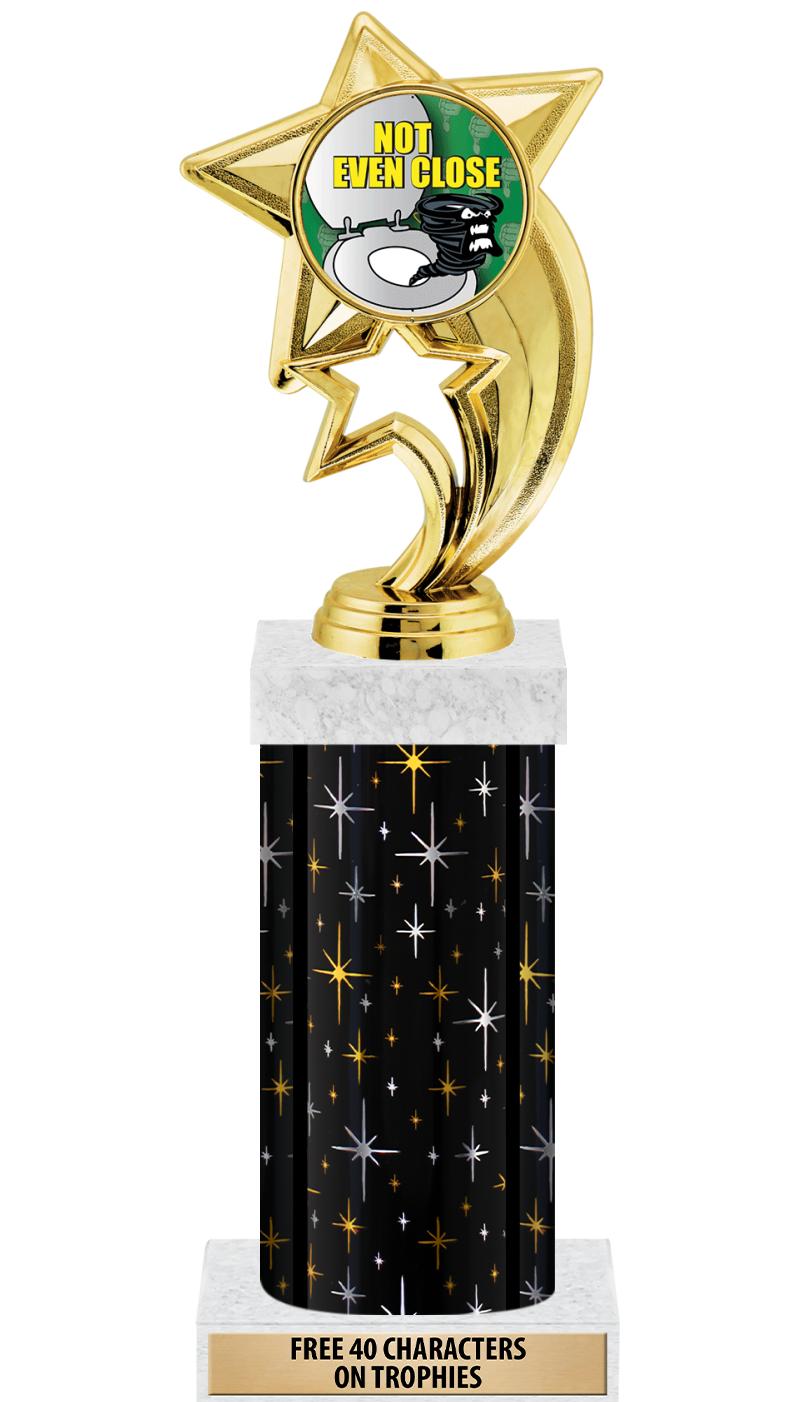 14" MIDNIGHT BLK-GD FIG/SQUARE