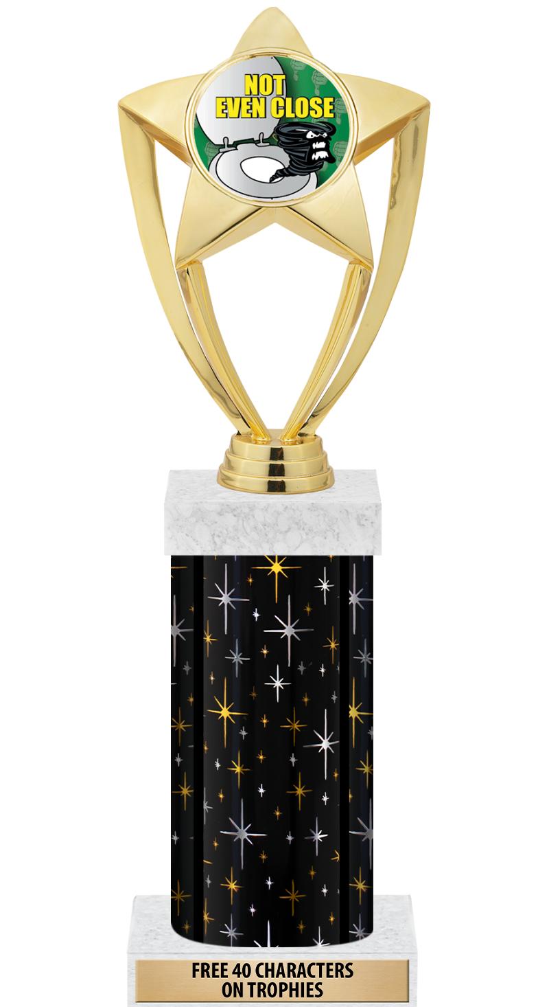 14" MIDNIGHT BLK-GD FIG/SQUARE