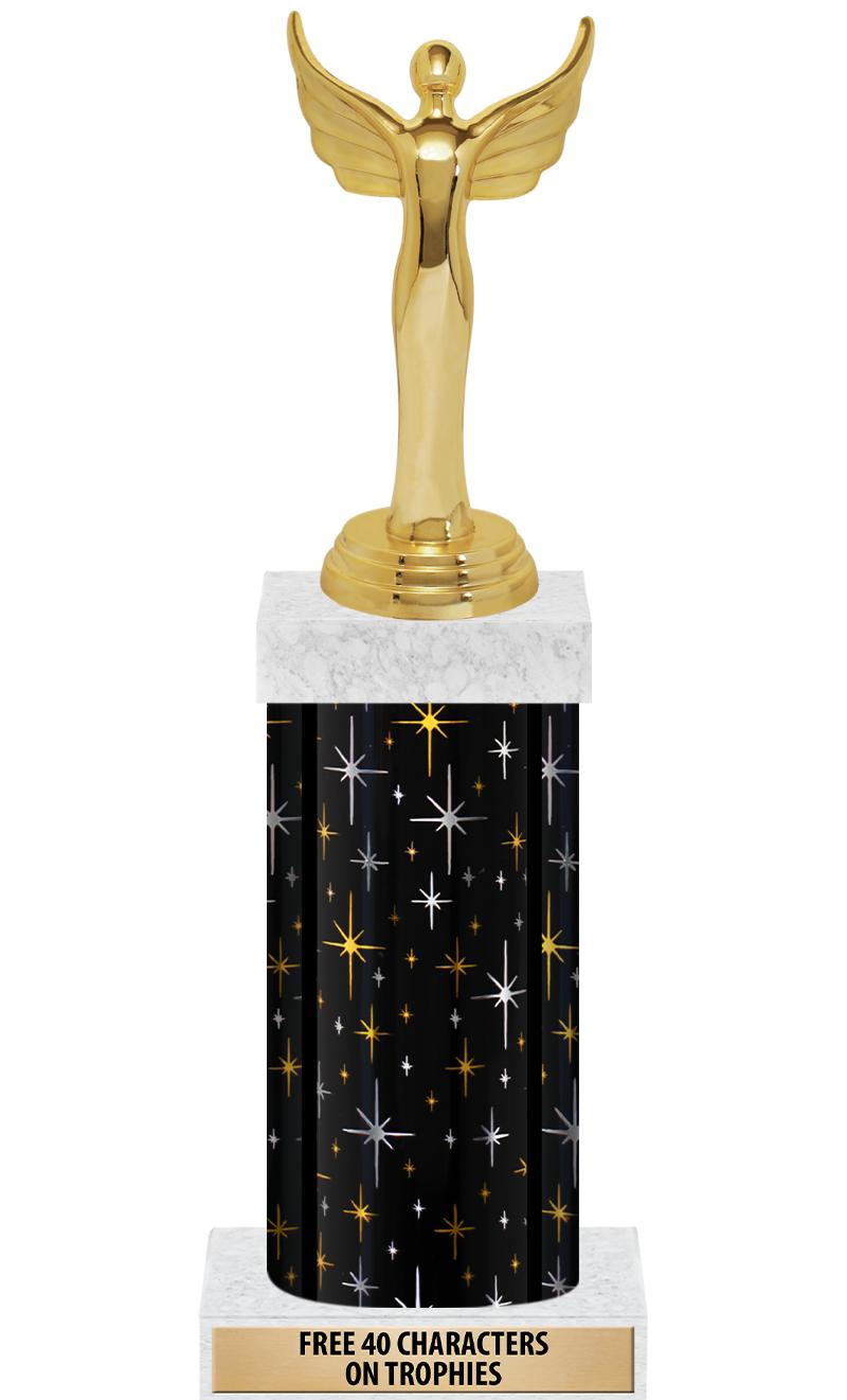 14" MIDNIGHT BLK-GD FIG/SQUARE