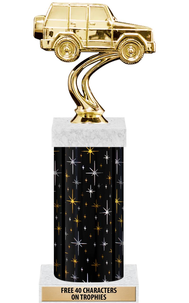 14" MIDNIGHT BLK-GD FIG/SQUARE