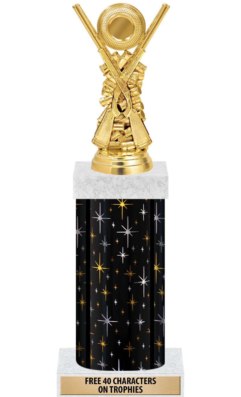 14" MIDNIGHT BLK-GD FIG/SQUARE