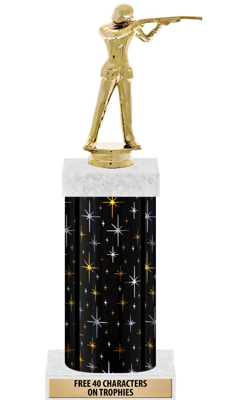 14" MIDNIGHT BLK-GD FIG/SQUARE