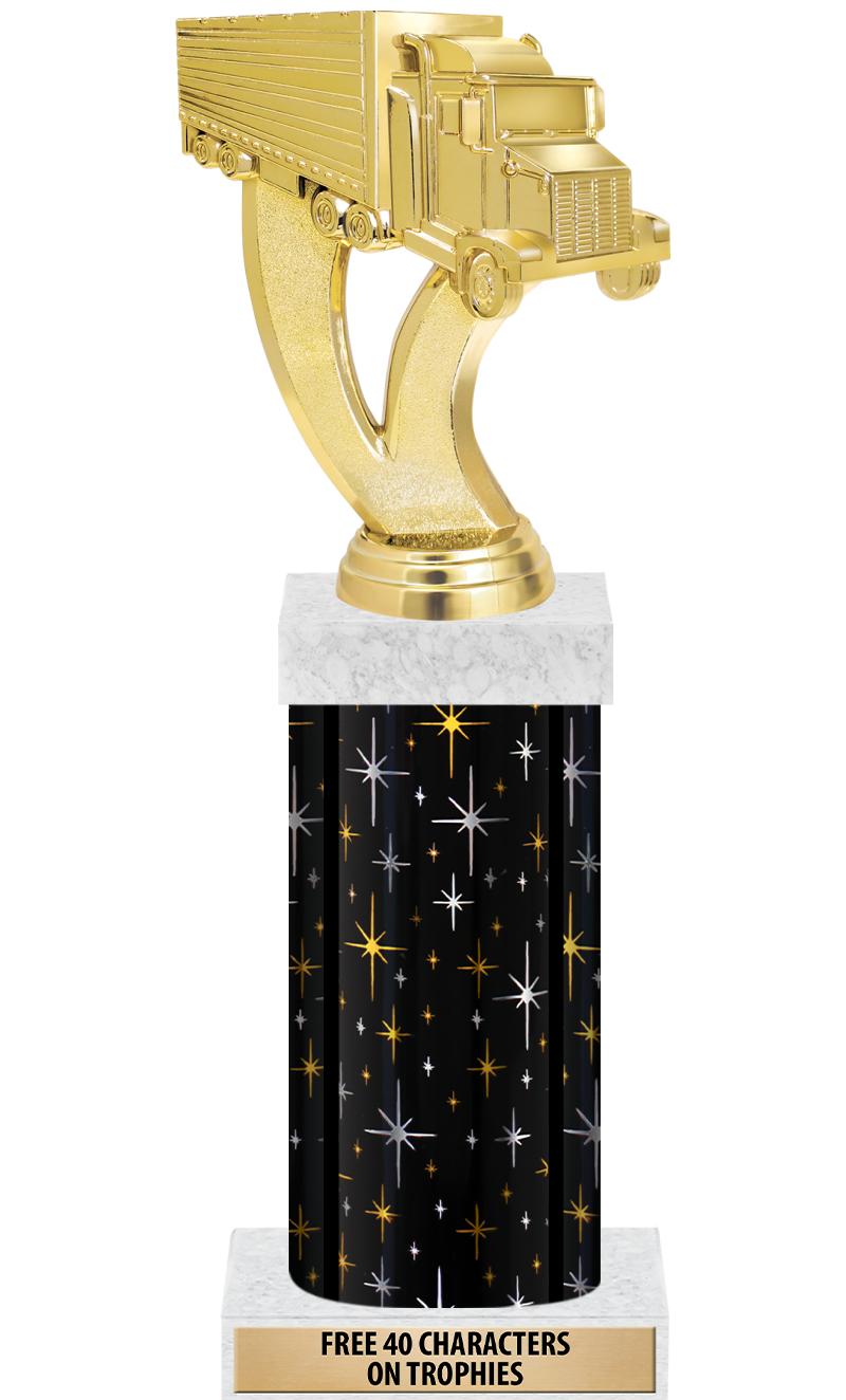 14" MIDNIGHT BLK-GD FIG/SQUARE