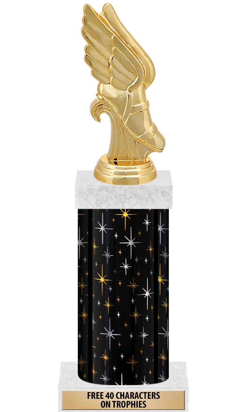 14" MIDNIGHT BLK-GD FIG/SQUARE